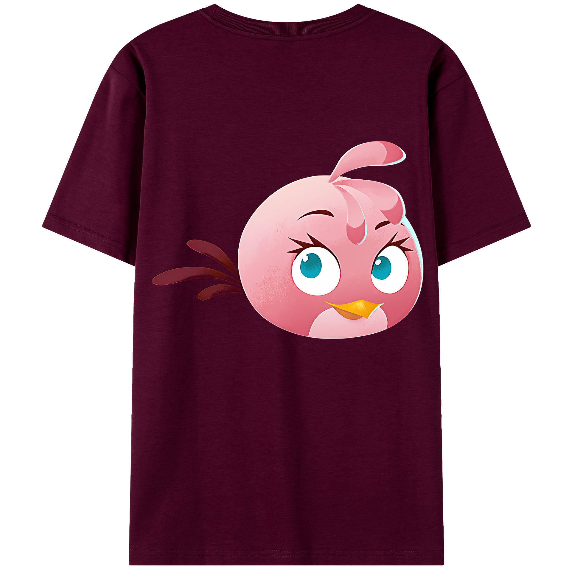 （画像用） Angry Birds アングリーバード レディース半袖Tシャツ(バックプリント)